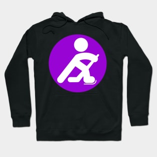 HOCKEY PLAYER SILHOUETTE Hoodie